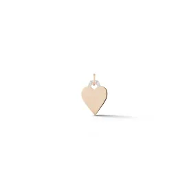 DORA 18K AND DIAMOND MINI HEART CHARM