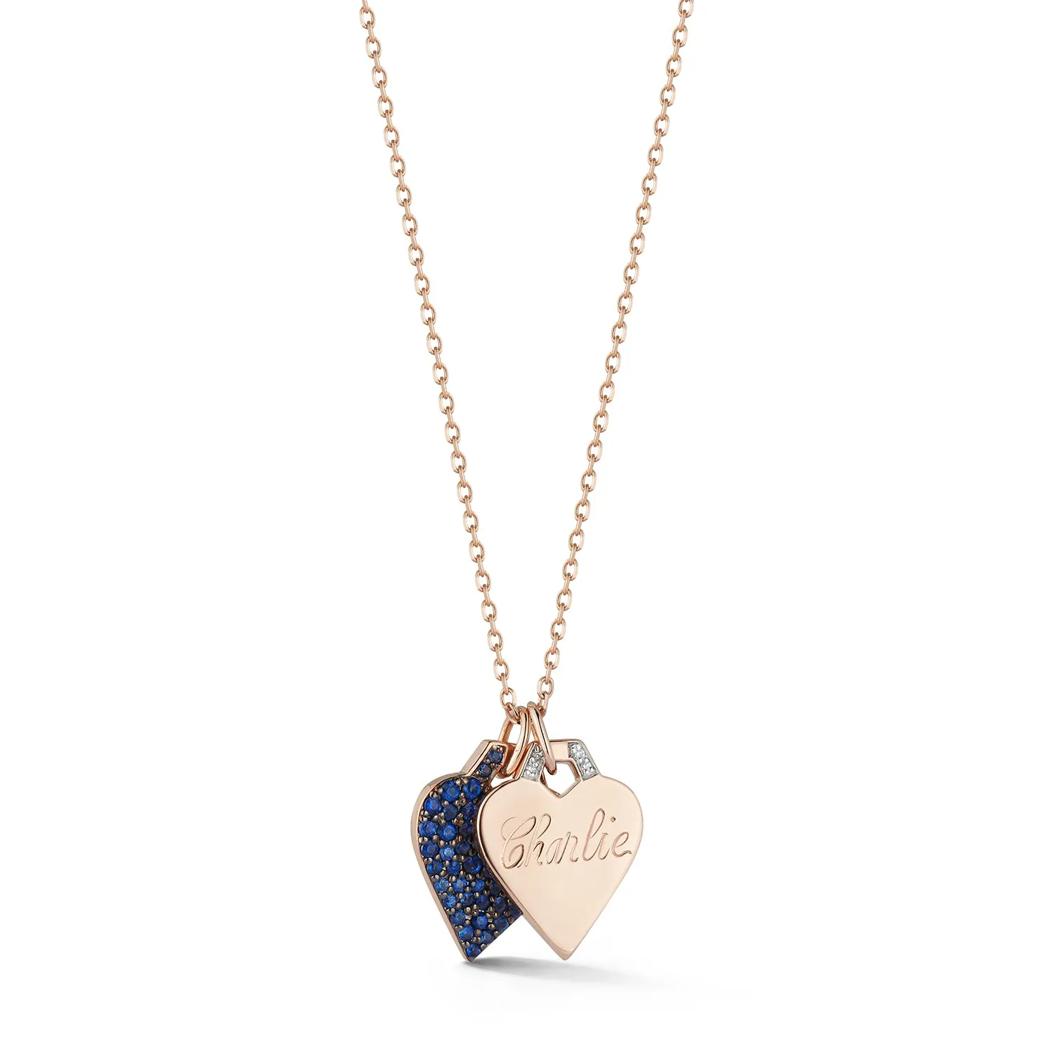 DORA 18K AND DIAMOND MINI HEART CHARM