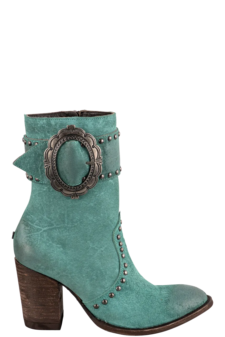 Double D Ranch by Old Gringo Women's Leather Segovia Boots - Turquoise