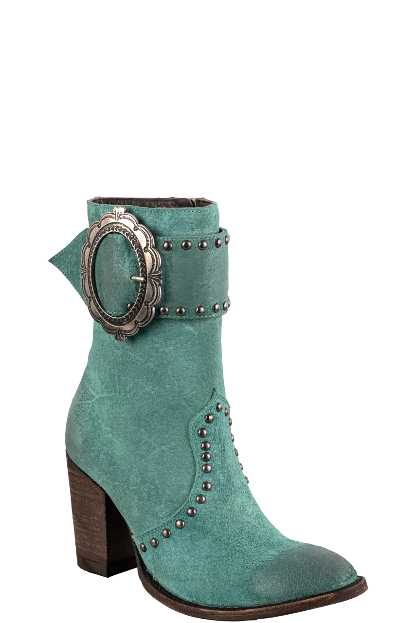 Double D Ranch by Old Gringo Women's Leather Segovia Boots - Turquoise