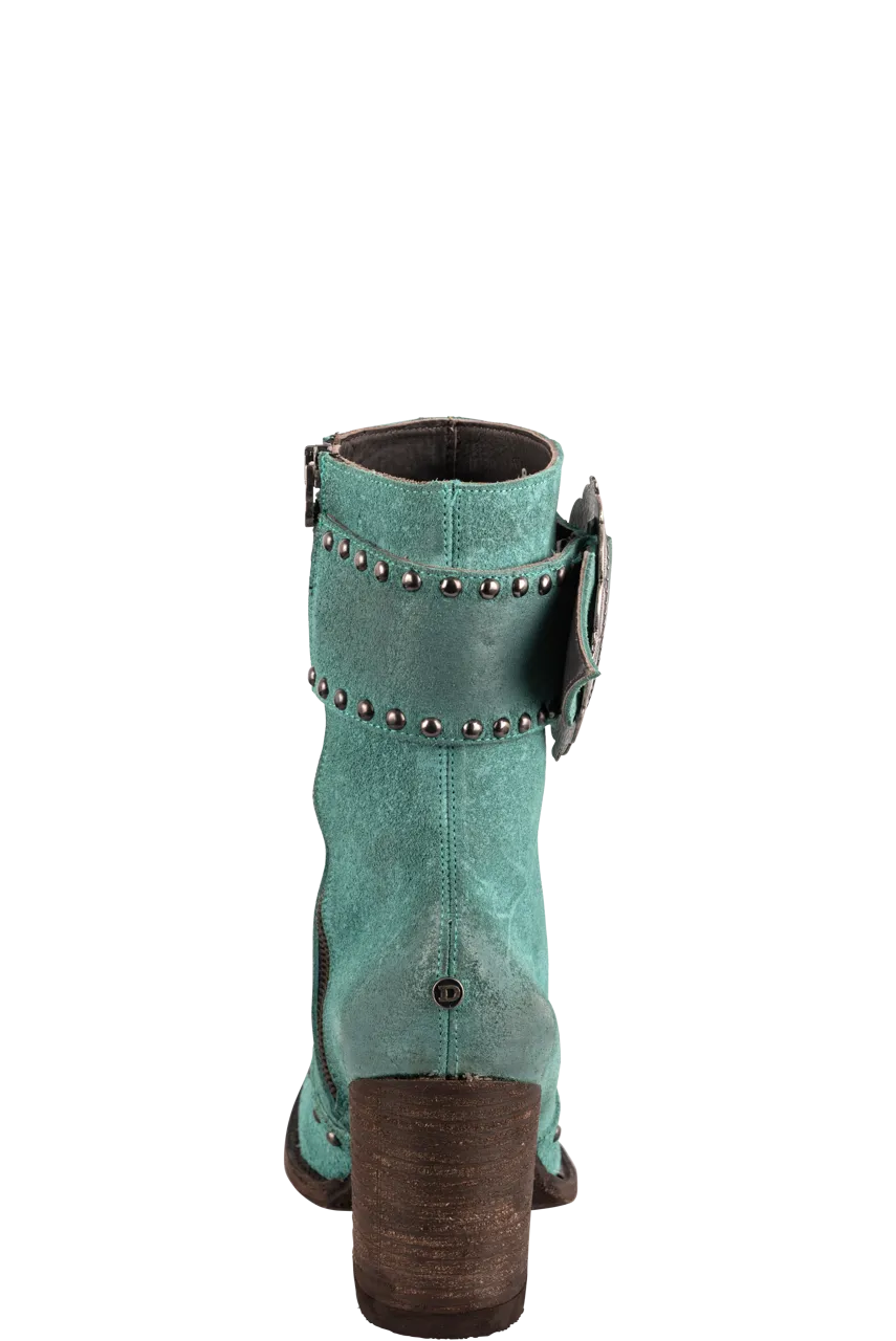 Double D Ranch by Old Gringo Women's Leather Segovia Boots - Turquoise