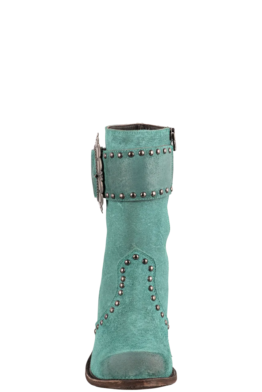 Double D Ranch by Old Gringo Women's Leather Segovia Boots - Turquoise