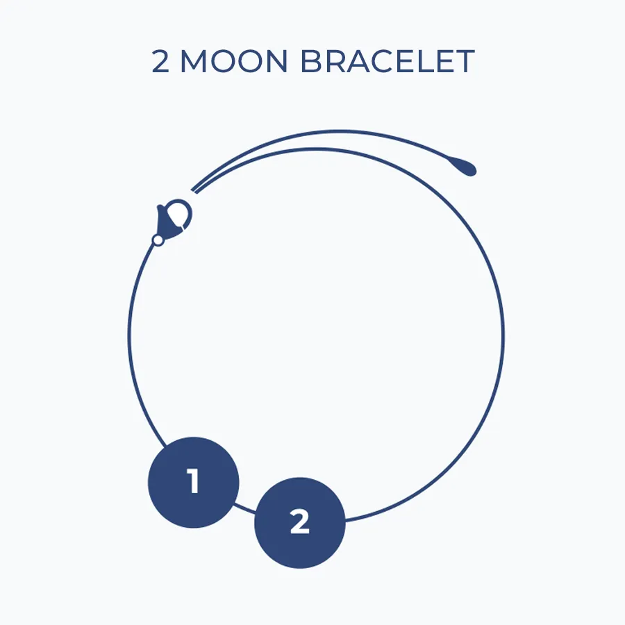 Double Moon Pallene Bracelet