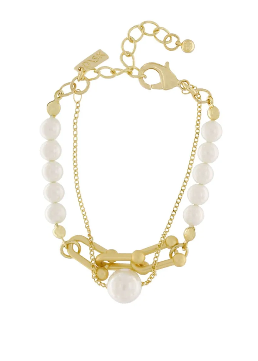 Double Pearl Bracelet