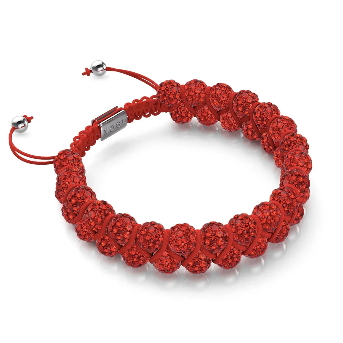 Double Ruby Kikiballa Crystal x Red String Vitality Bracelet