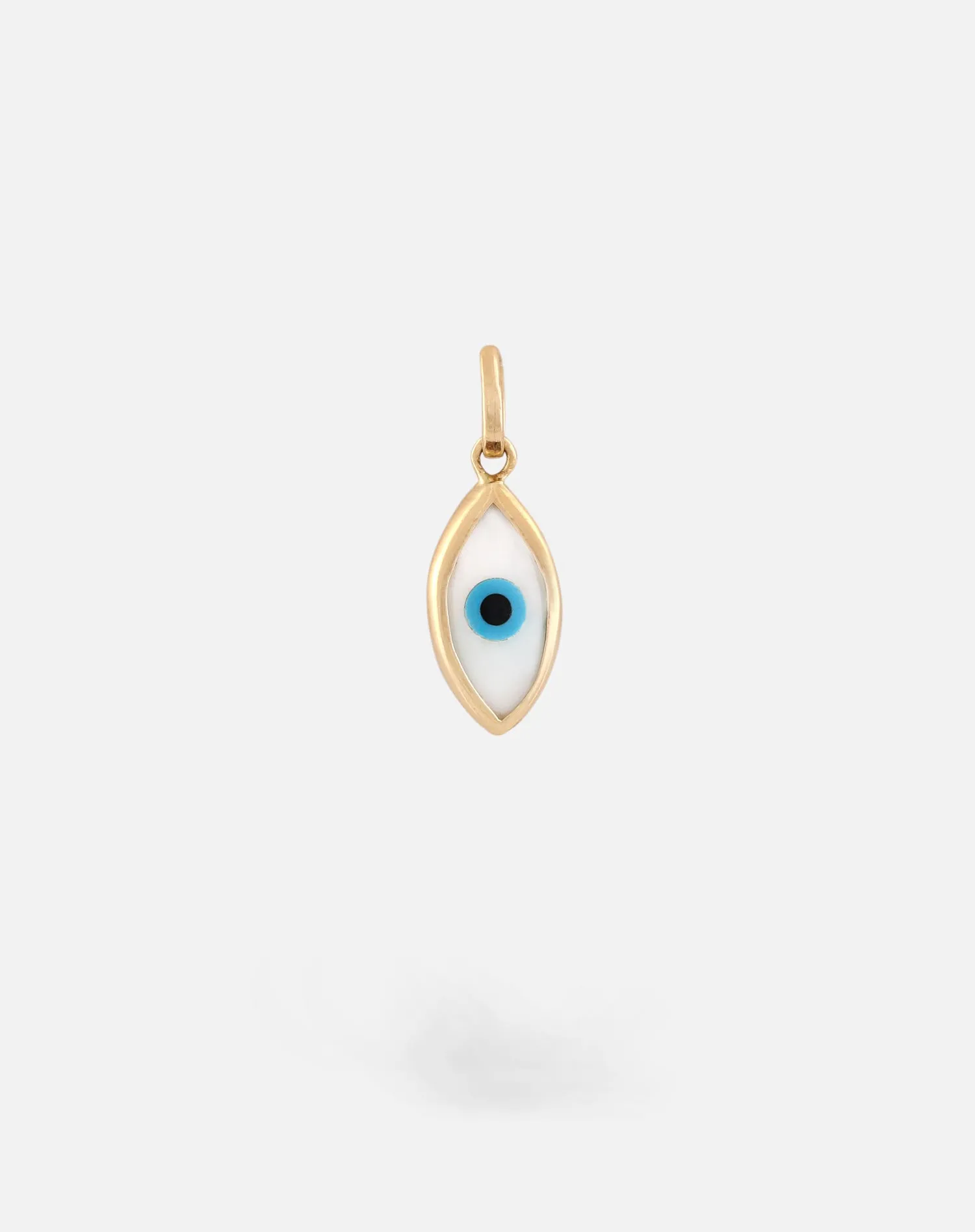 Evil Eye Charm Pendant – Marquise