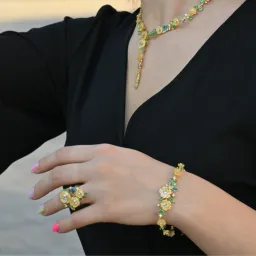 Fall Flowers Bracelet