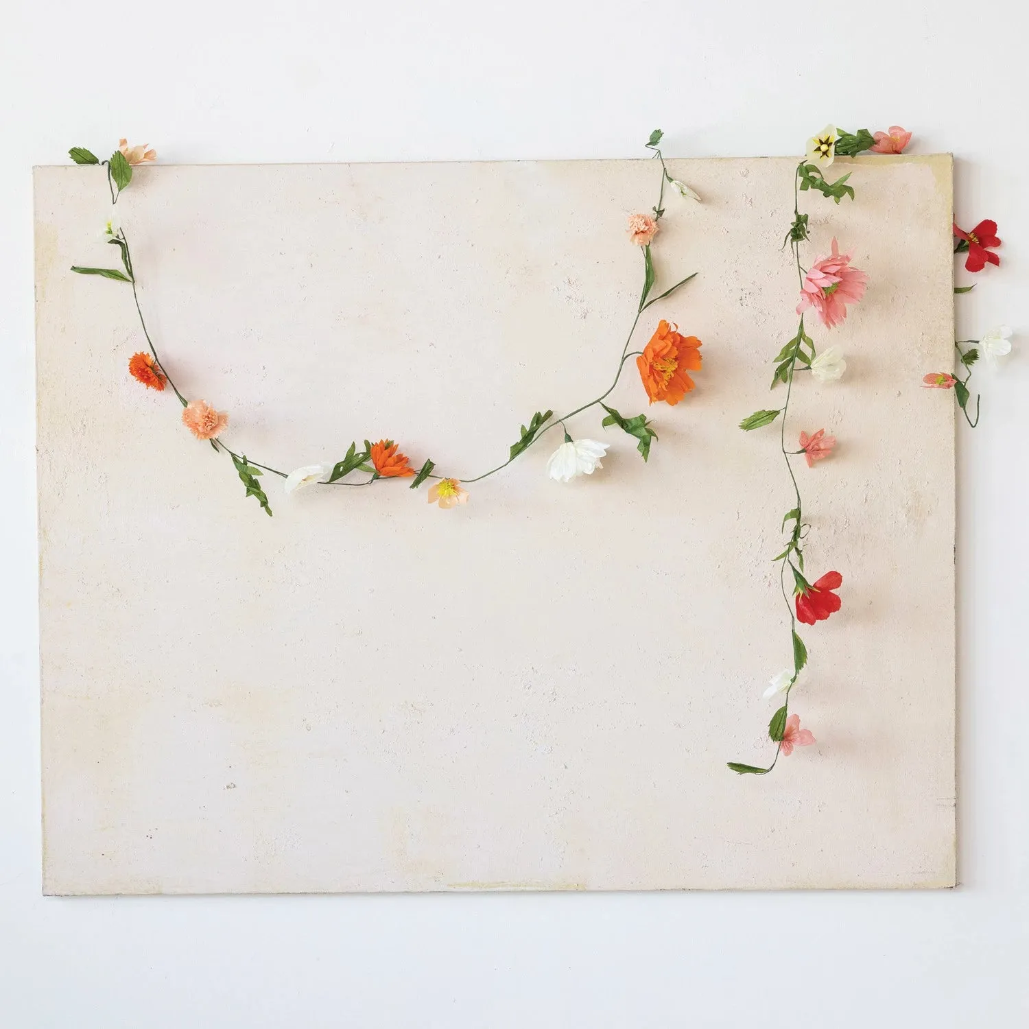 Floral Paper Boho Garland