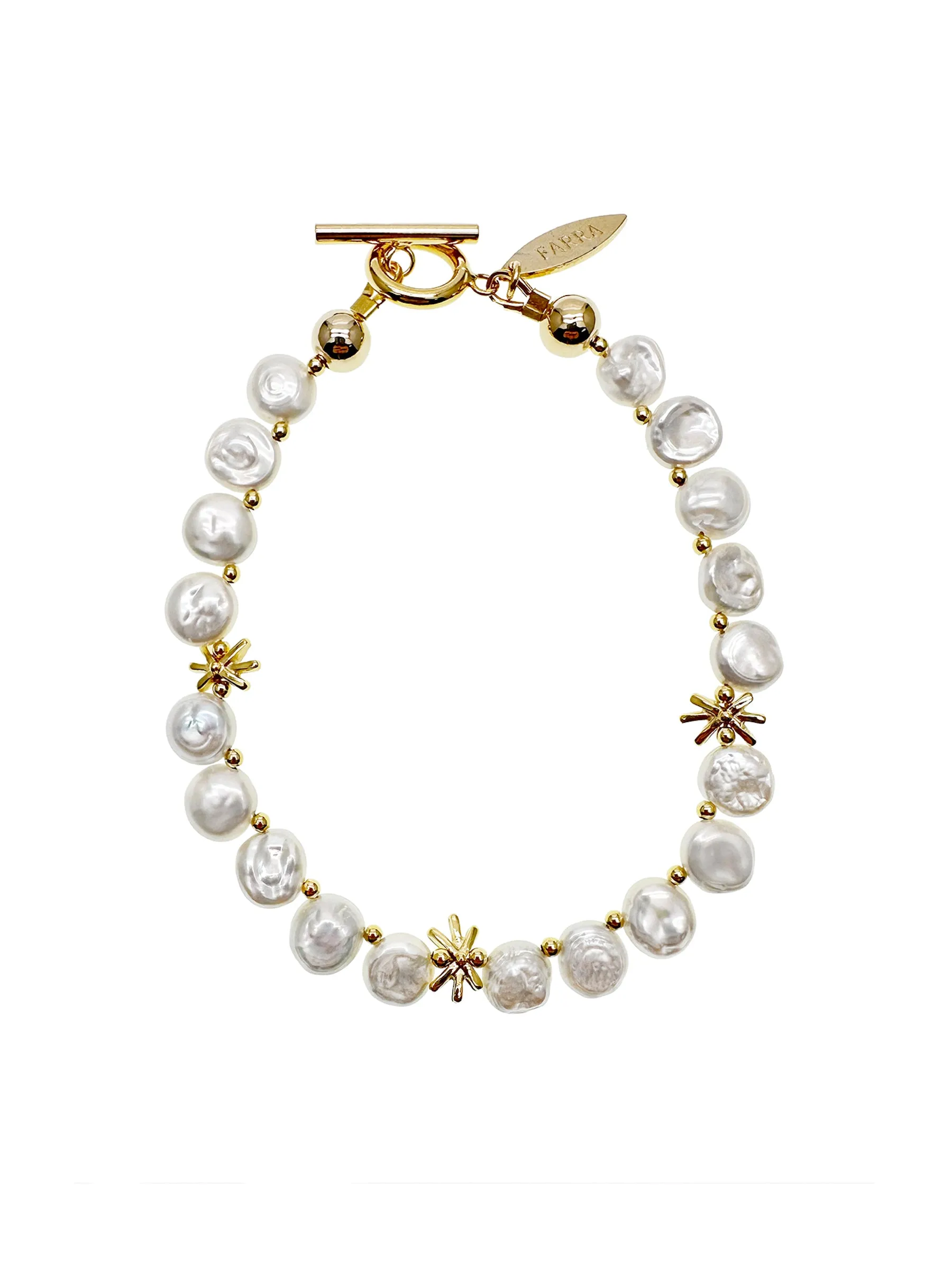 Flower Petals Freshwater Pearls Bracelet KB001