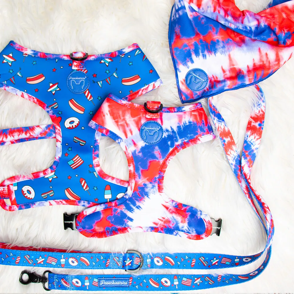 Frenchiestore Dog Cooling Bandana | Red, White & Blue