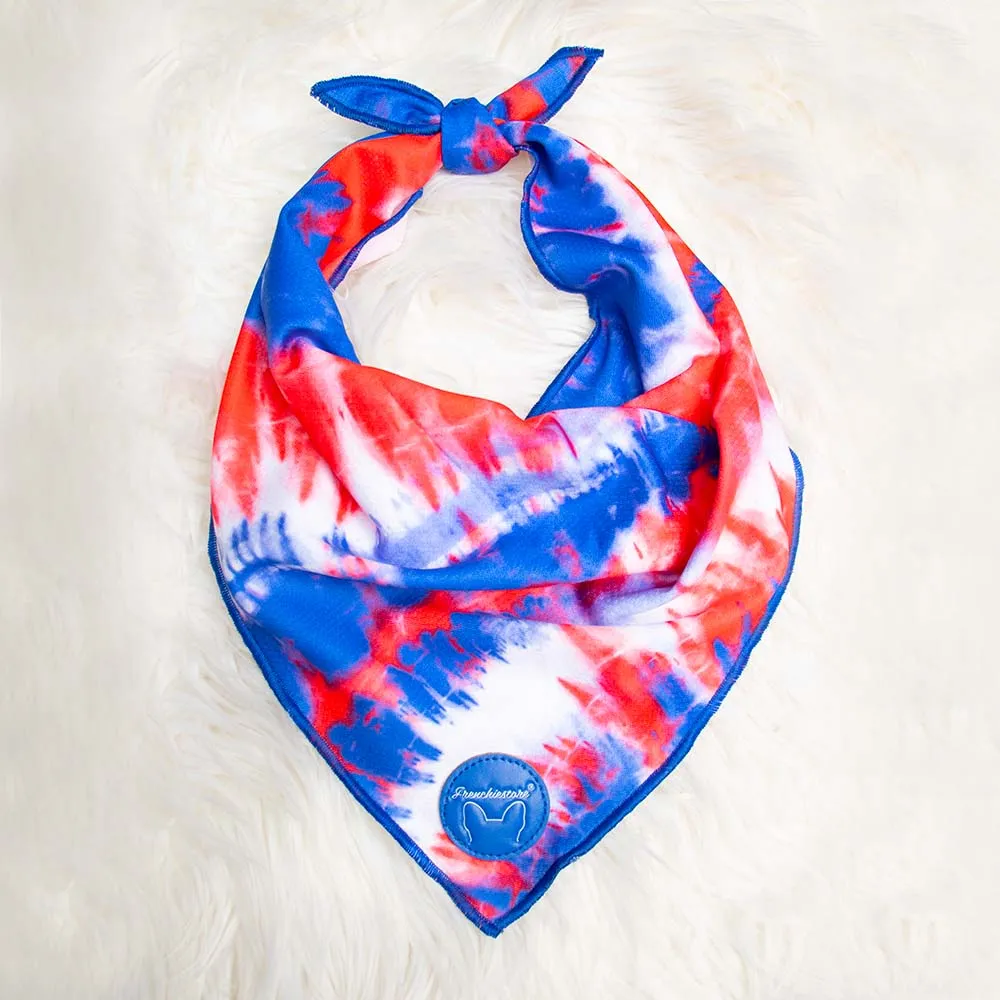 Frenchiestore Dog Cooling Bandana | Red, White & Blue