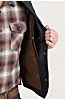 Garrison Bison Leather Vest with Concealed Carry Pockets - Tall