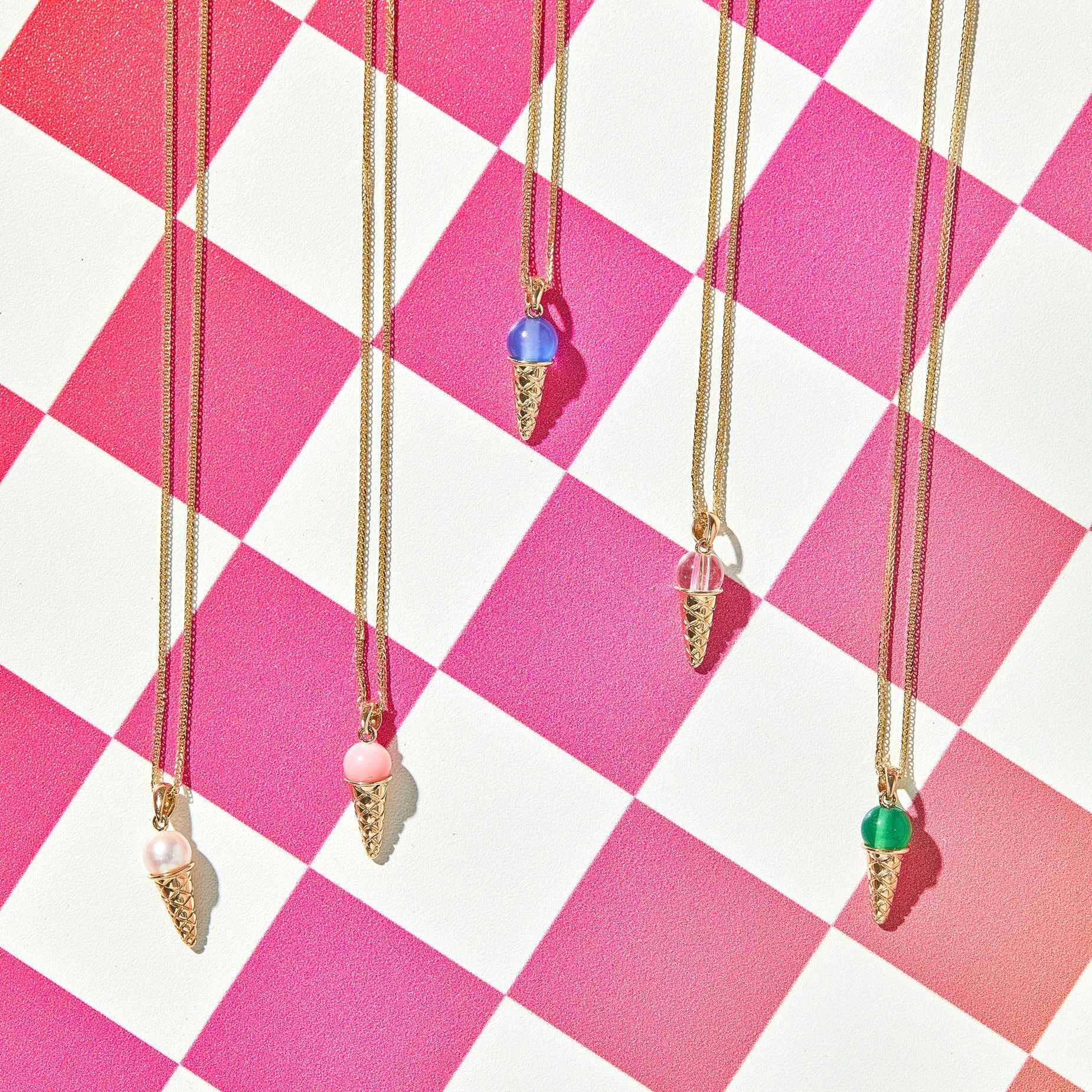 Gemstone Ice Cream Charm