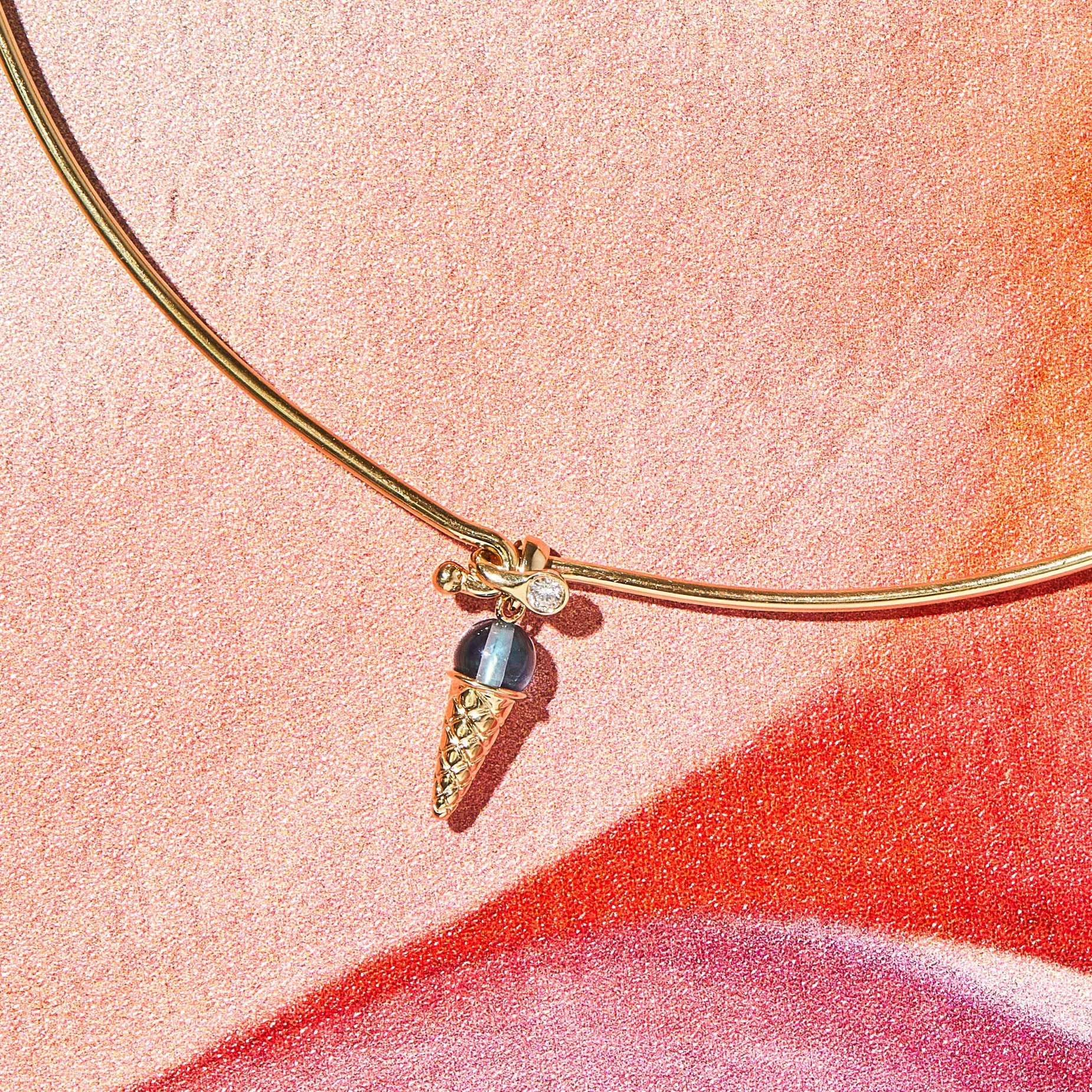 Gemstone Ice Cream Charm