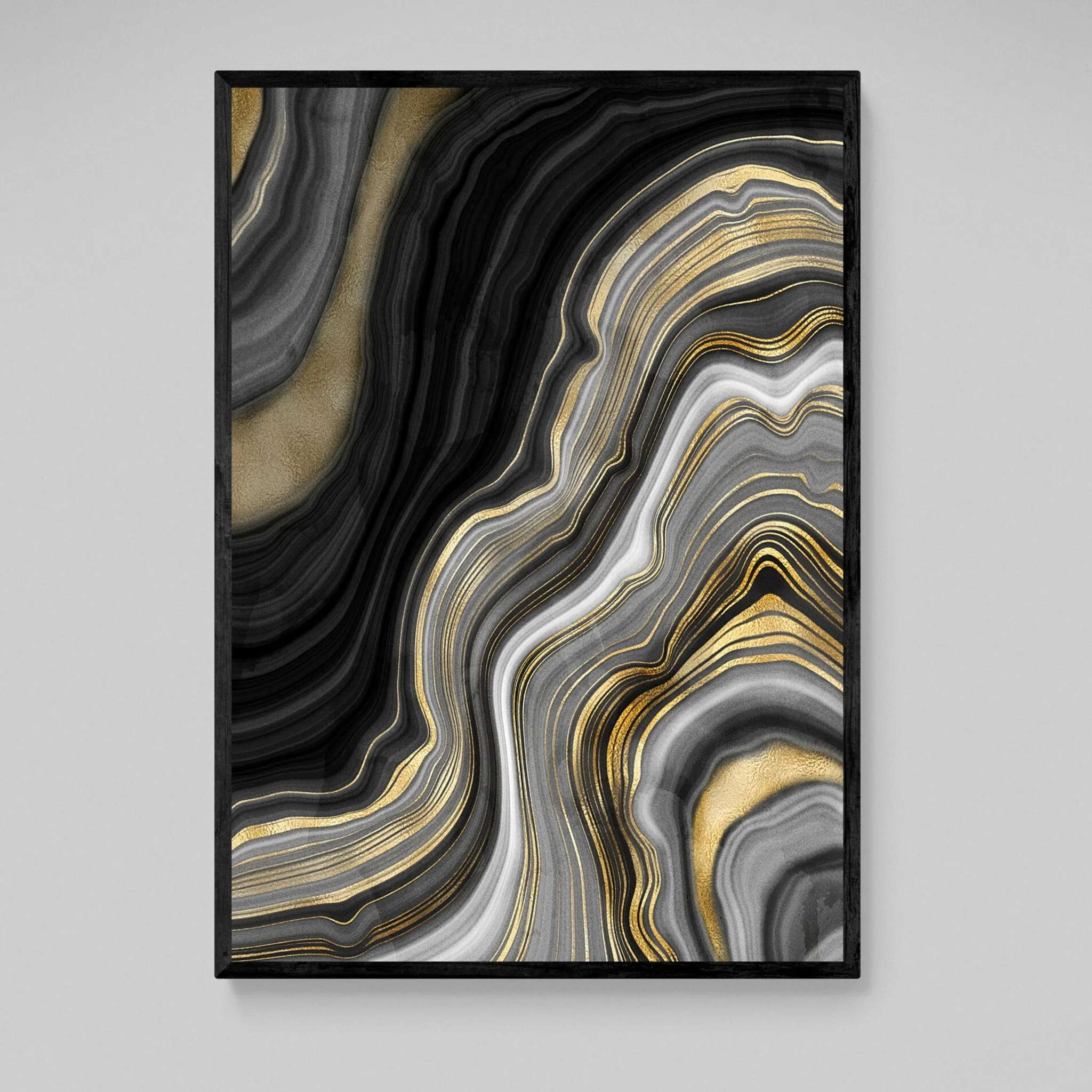 Gold Marble Wall Art