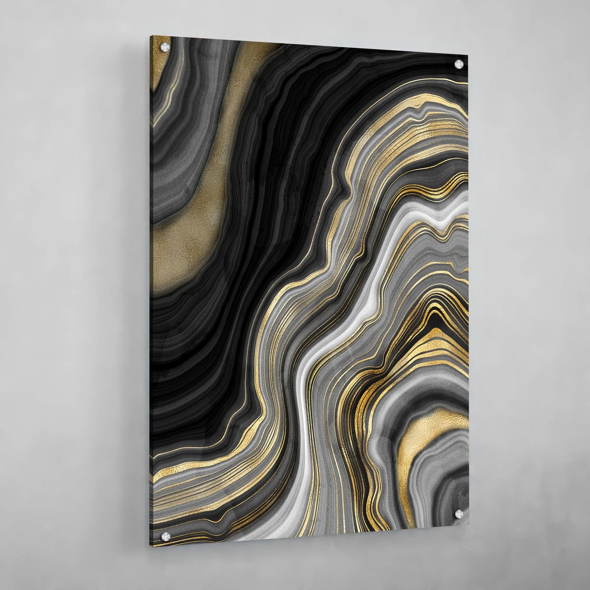 Gold Marble Wall Art