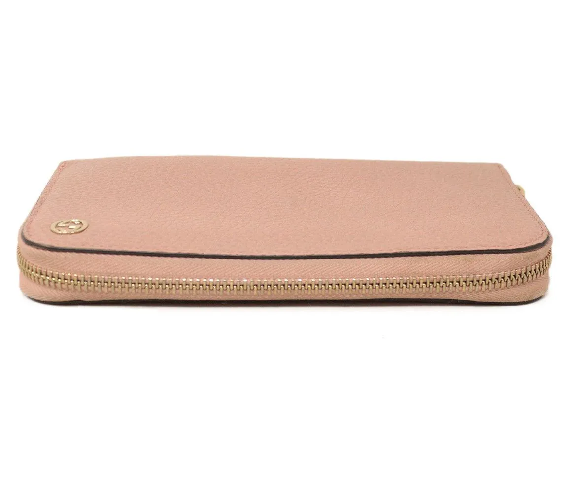 Gucci Pink Leather Wallet