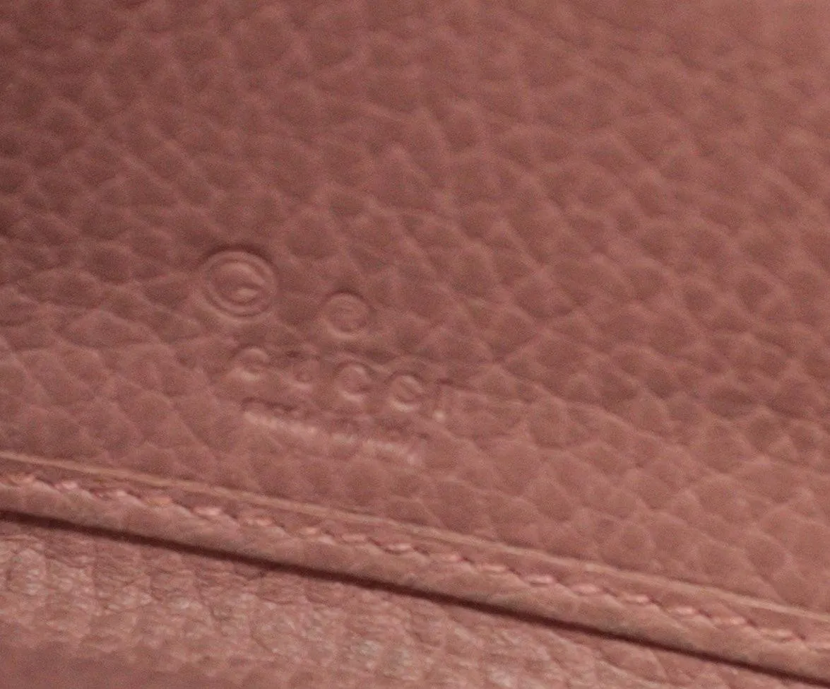 Gucci Pink Leather Wallet