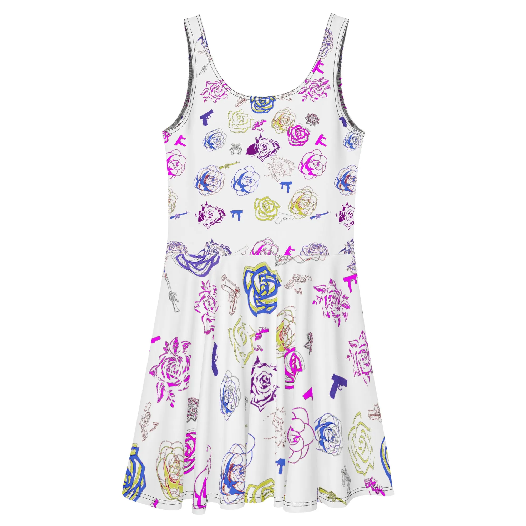 Guns and Roses Women's Skater Dress