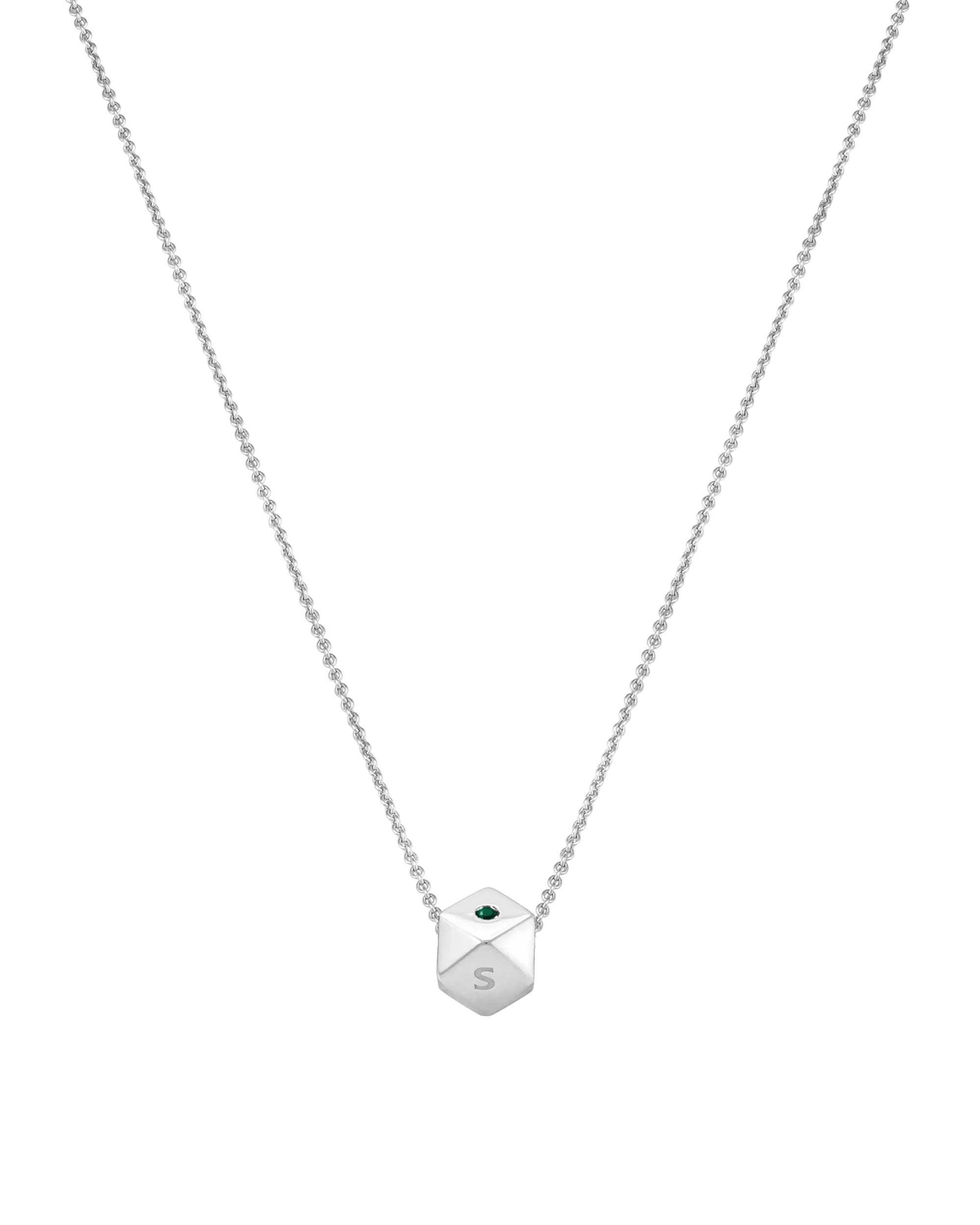 Hedra Birthstones Necklace - 925 Sterling Silver