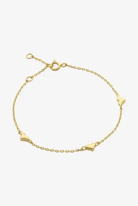 LIBERTE Mariel Heart Bracelet GOLD