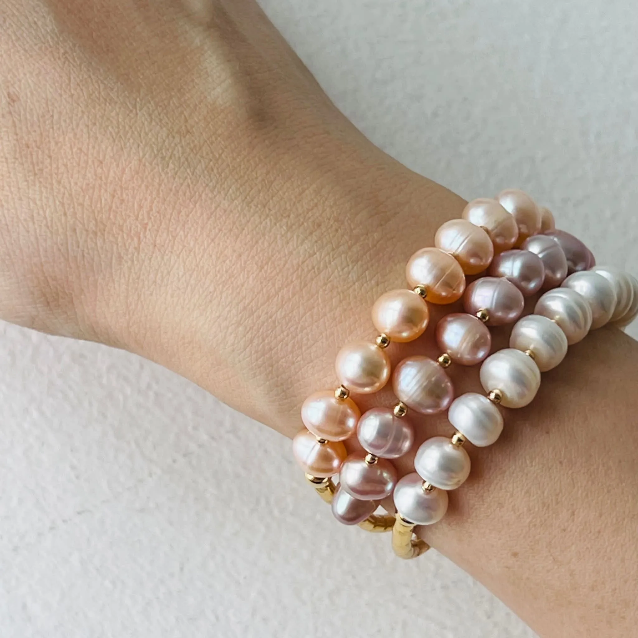 Lilac Pearl Baby Diadem Bracelet