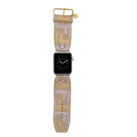 Limited Edition - Upcycled Gold & Silver Fendi Sivella Watchband