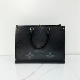 Louis Vuitton Onthego MM in Black