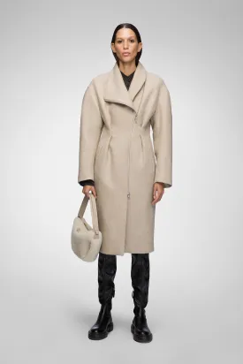 Matilde - Latte Wool Coat