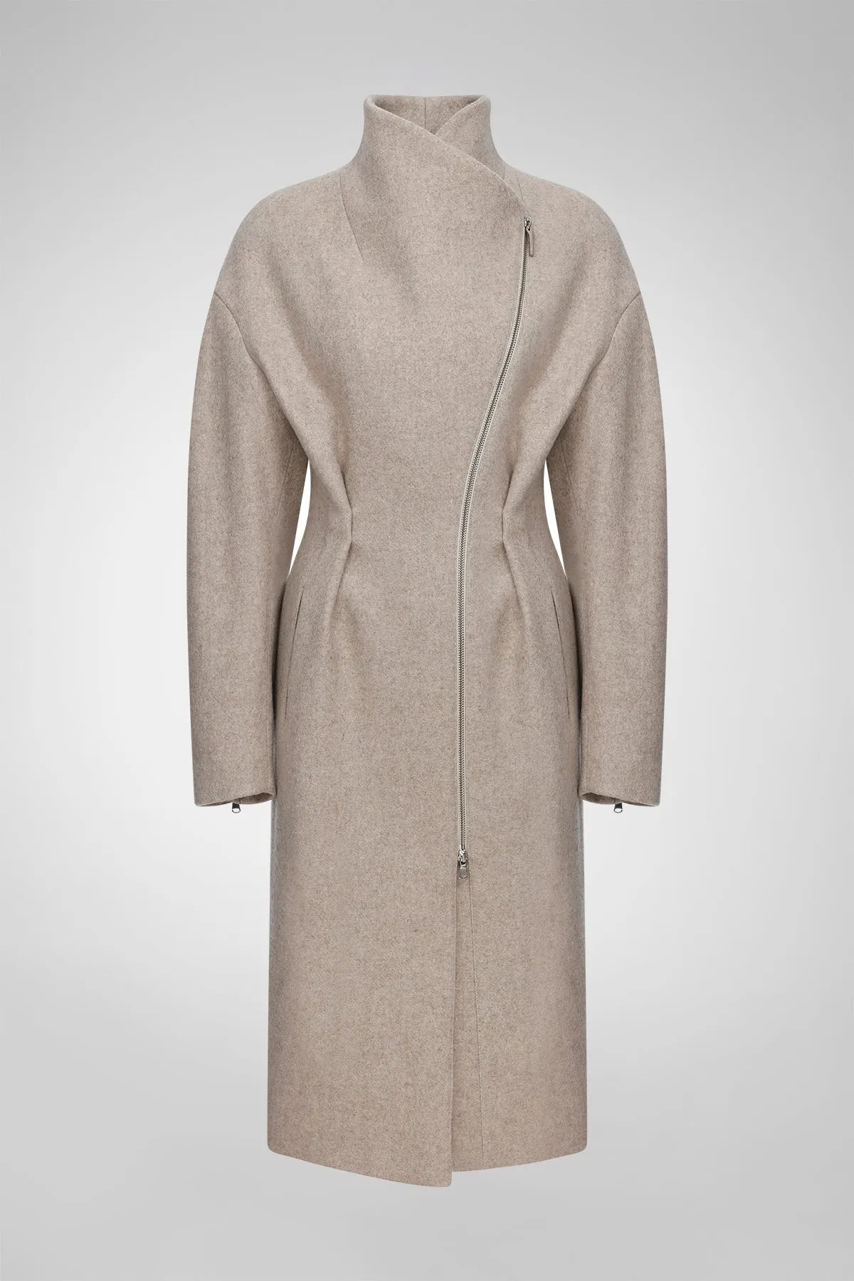 Matilde - Latte Wool Coat