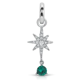 May Emerald Birthstone Charm - Star (Rewards Store)