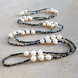 Mazu Pearl and Cutglass Necklace