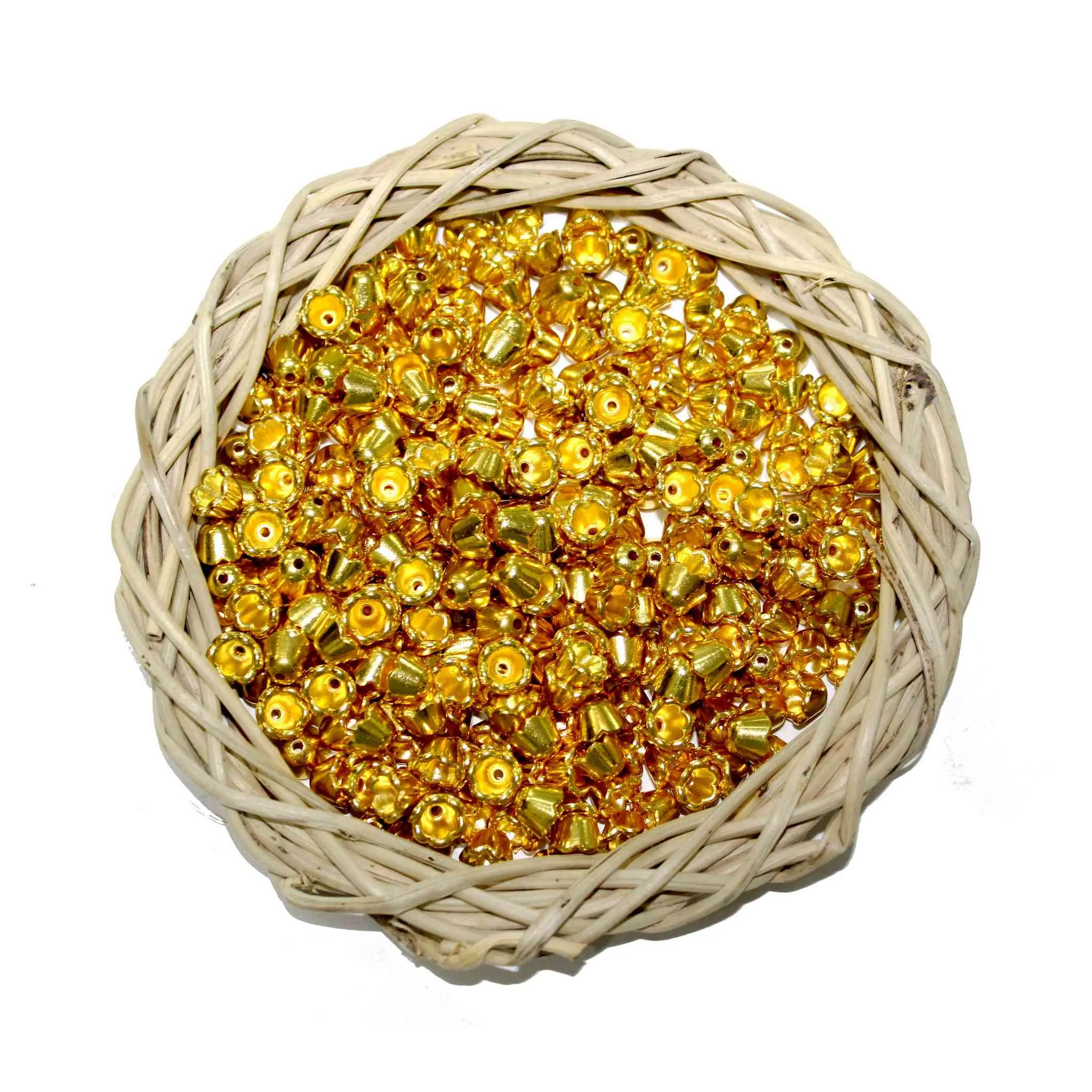 Medium size CCB Cap Bead for Craft, Trousseau Packing Rakhi or Decoration (Pack of 100 gm)