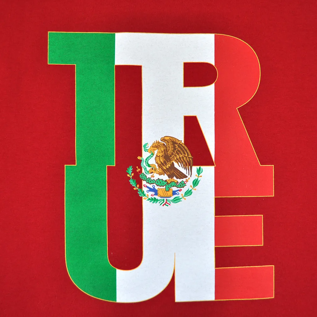 Mens True Logo Fill Mexico T-Shirt Red