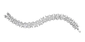 Misha Diamond Bracelet (18.78 ct Diamonds) in Platinum