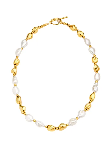 Necklace | Nugget Pearl | 50 gram | 18K Gold Plated