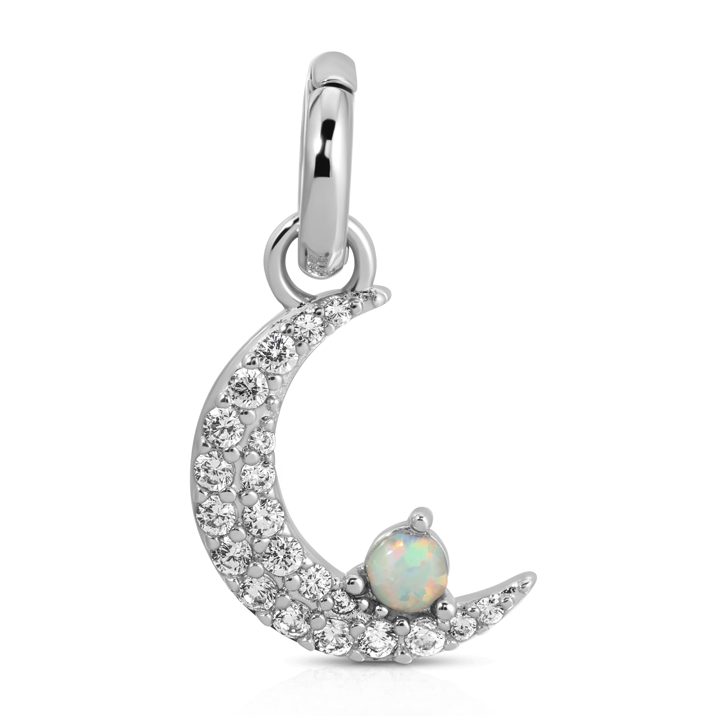 October Opal Birthstone Charm - Moon (Rewards Store)