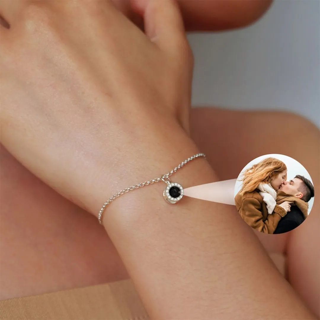 Petite Halo Photo Bracelet