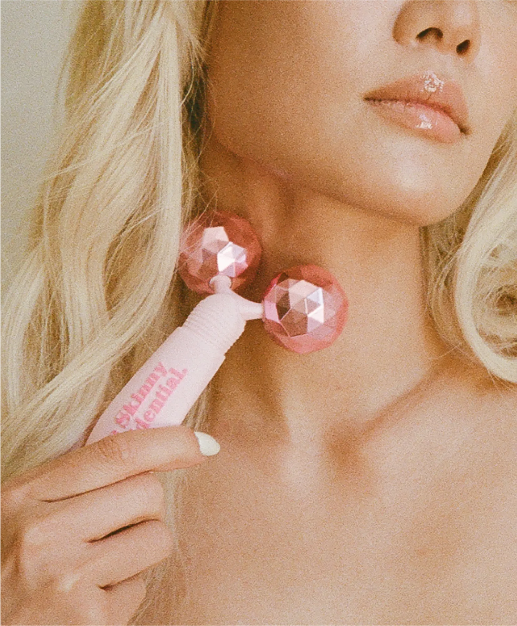 PINK BALLS FACE MASSAGER