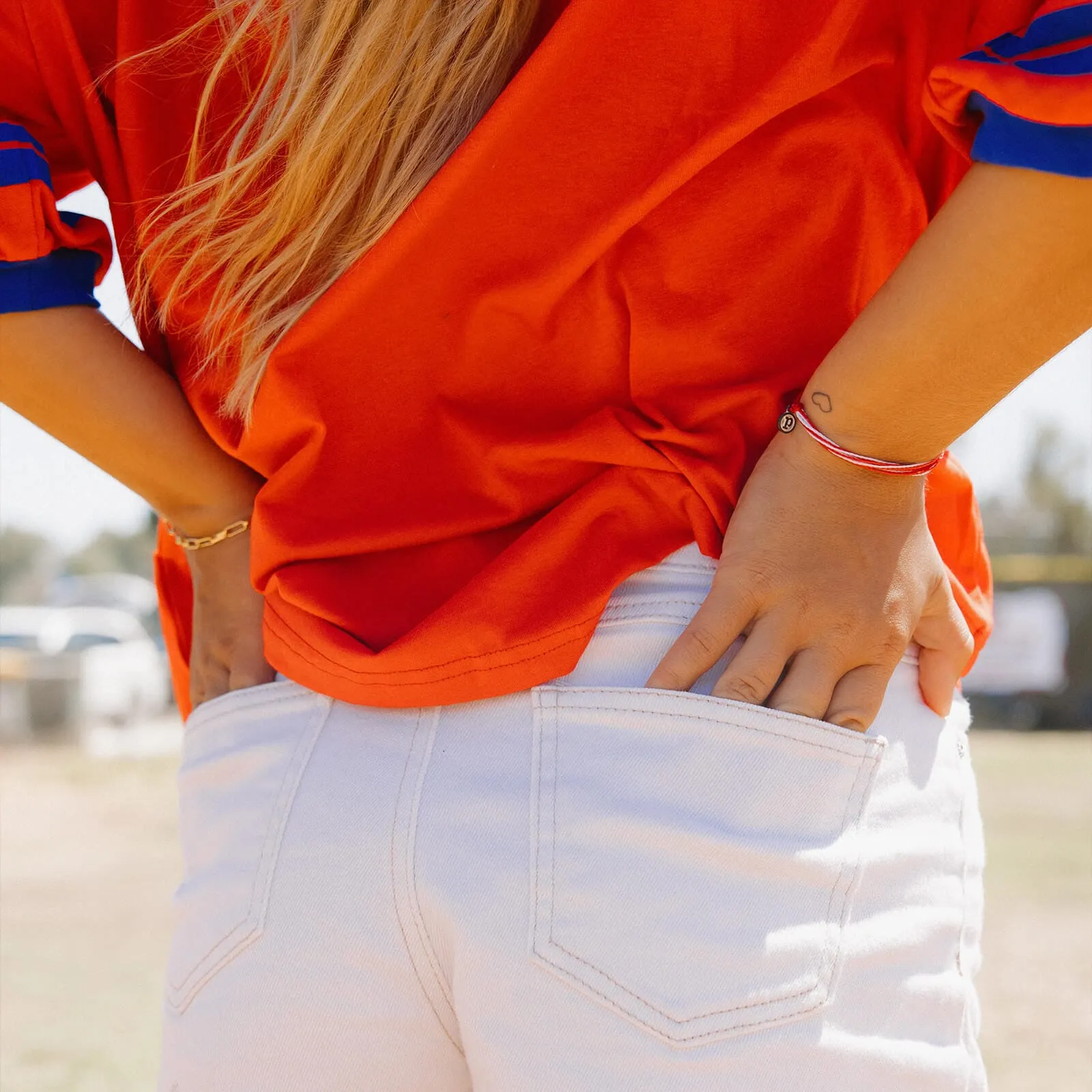 Red & White Bracelet