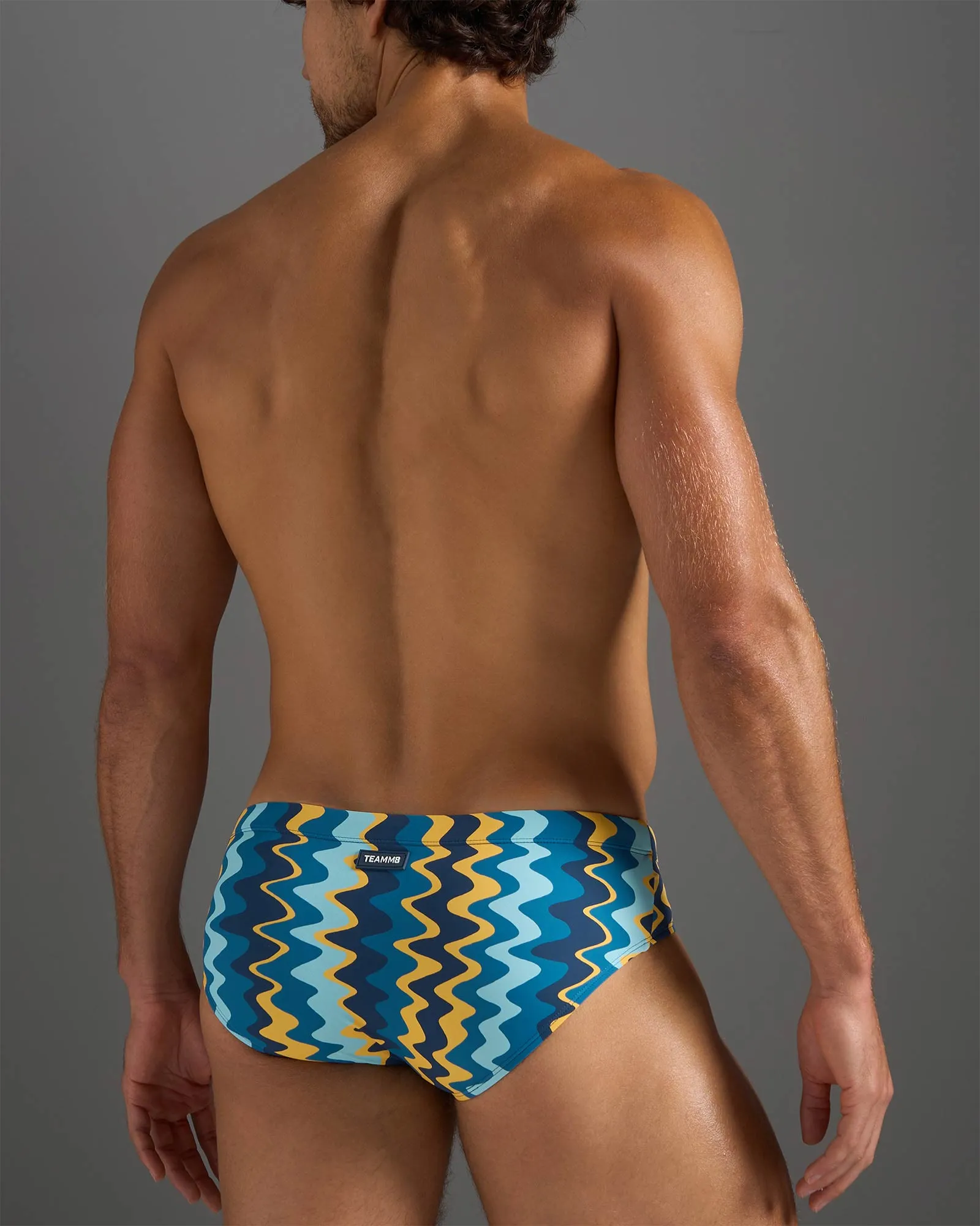 Resort Wide Cut Swim Brief - Blue Mirage