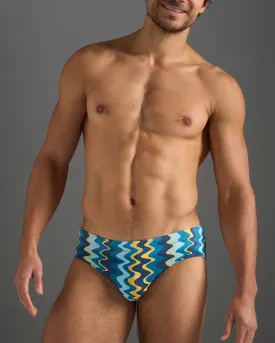 Resort Wide Cut Swim Brief - Blue Mirage