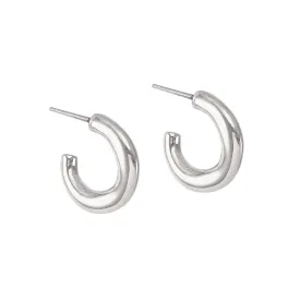 Rio Hoops - Small - Silver