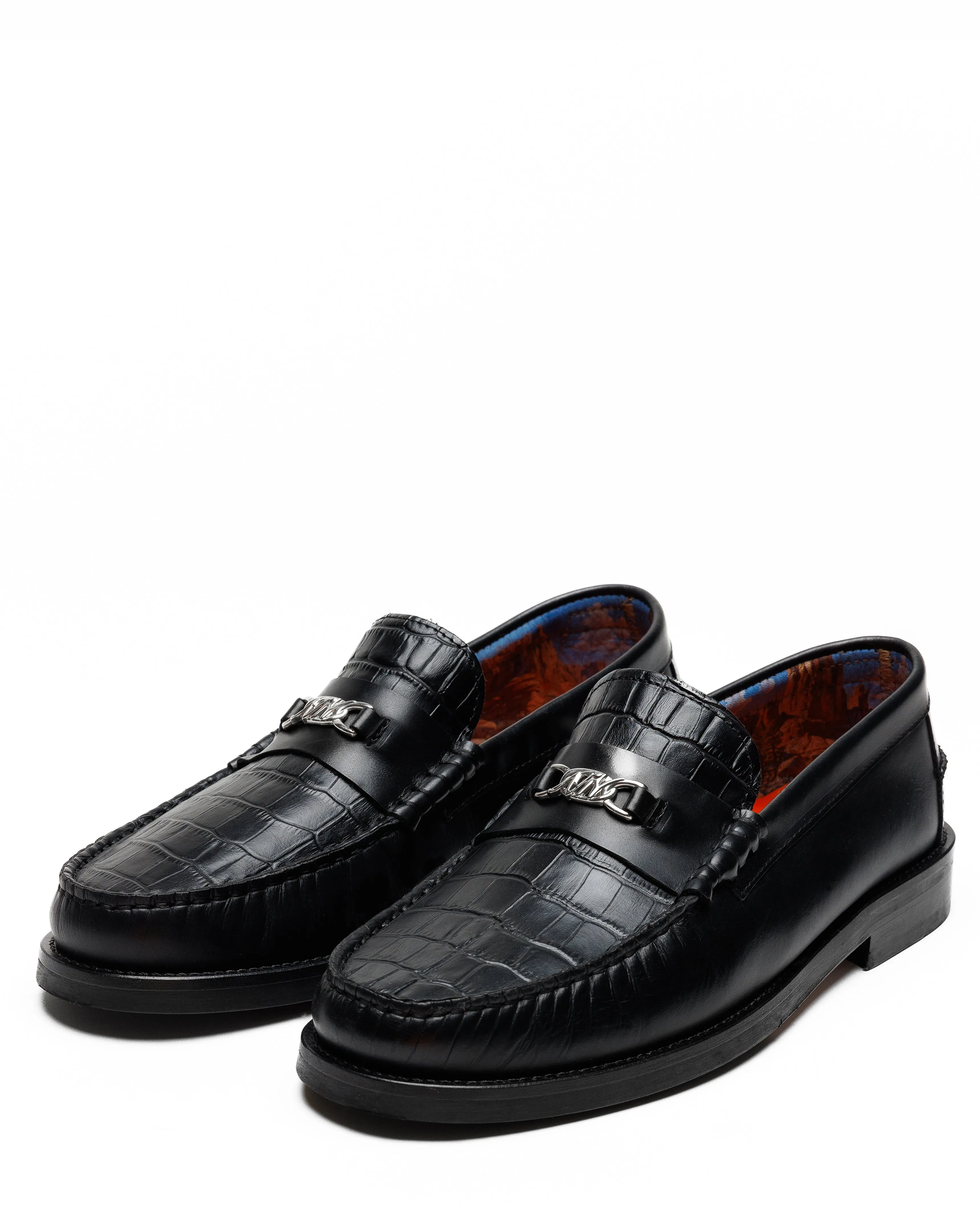 Roma Black Croc