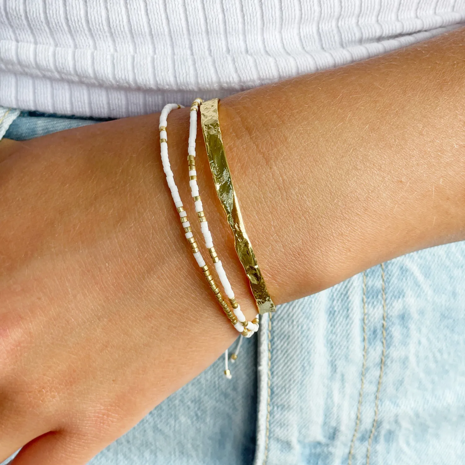 Roxy Bracelet - White