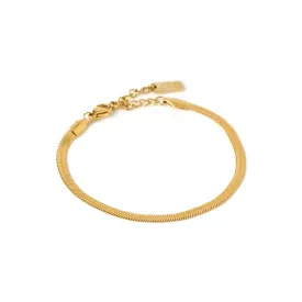 Sylvia Gold Snake Chain Bracelet