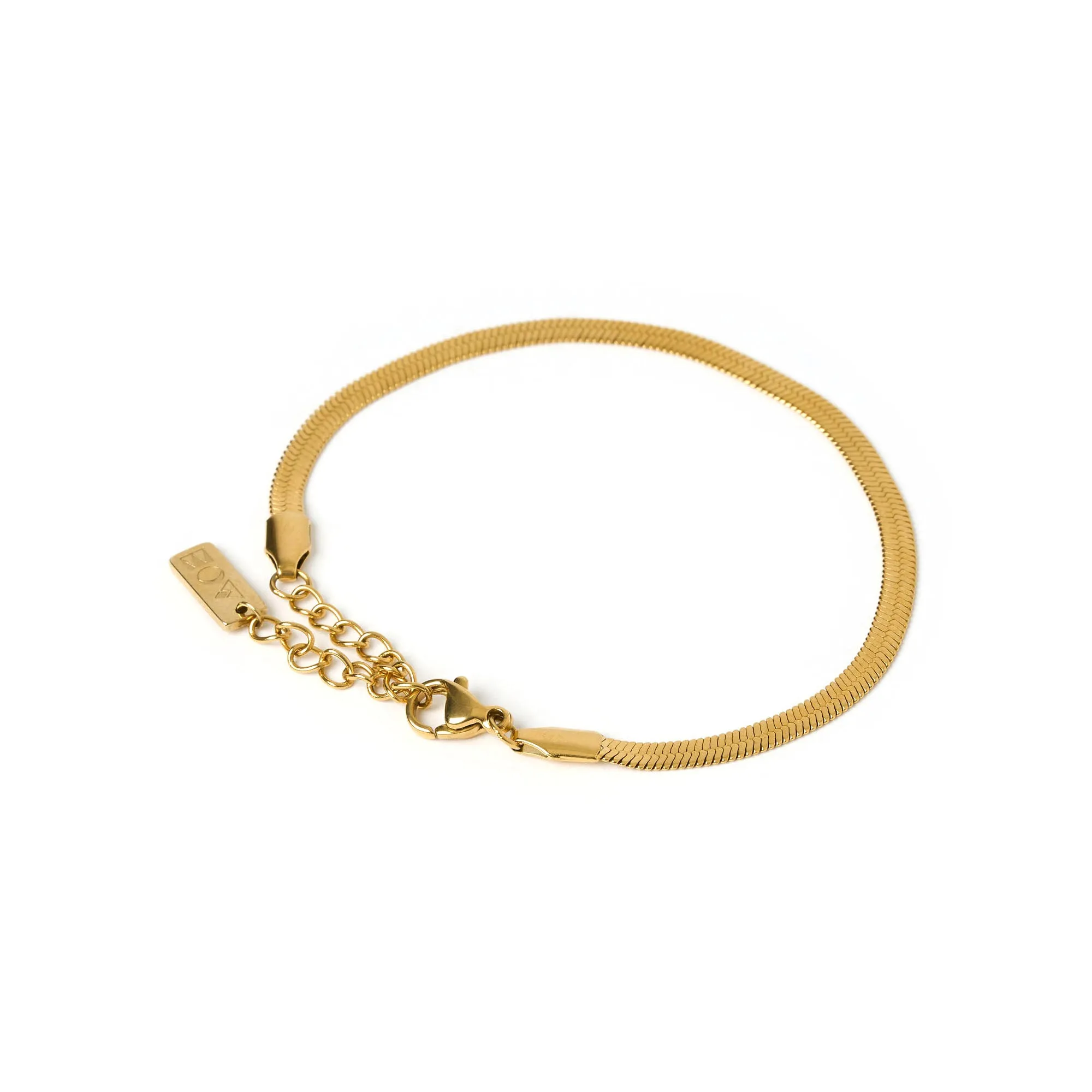 Sylvia Gold Snake Chain Bracelet