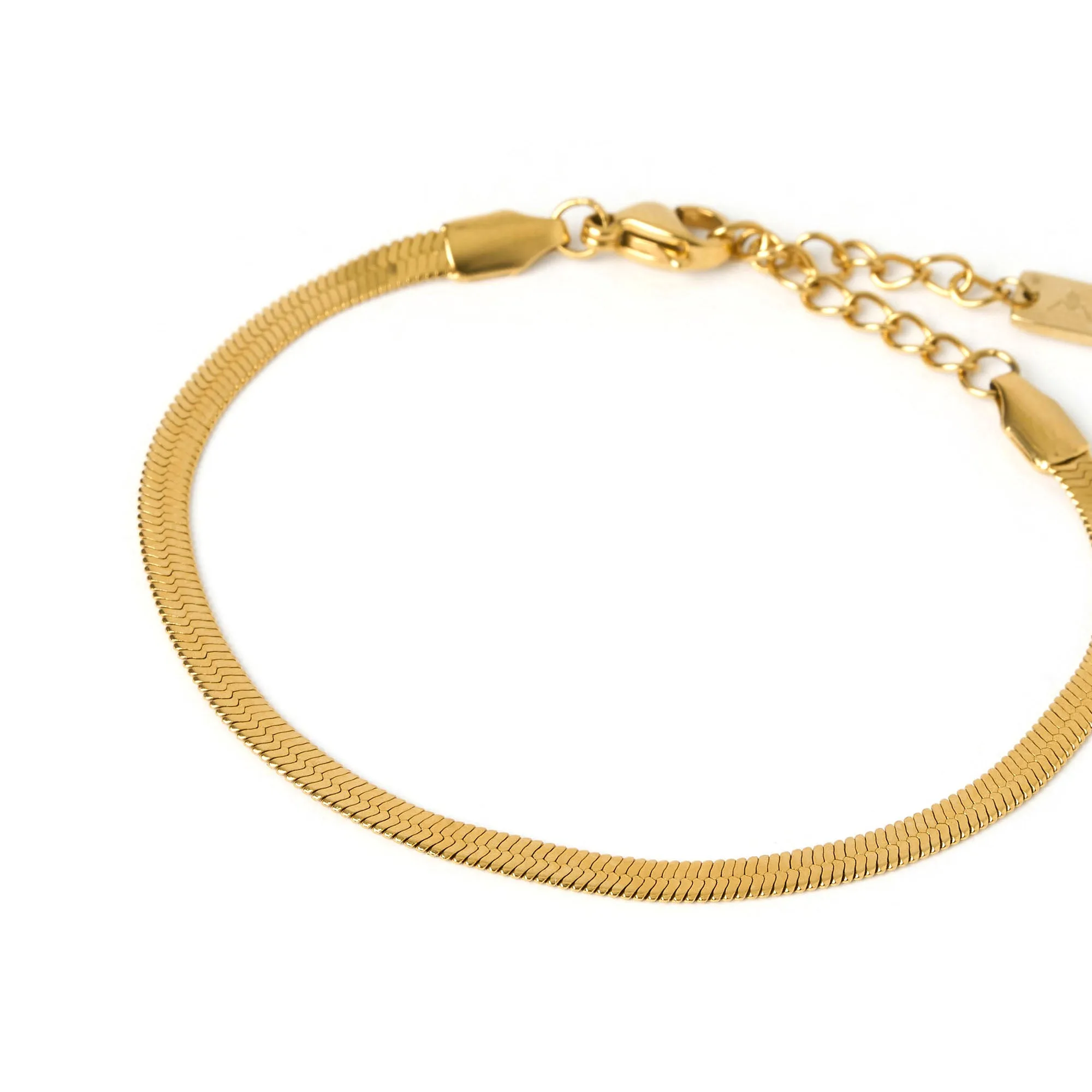 Sylvia Gold Snake Chain Bracelet