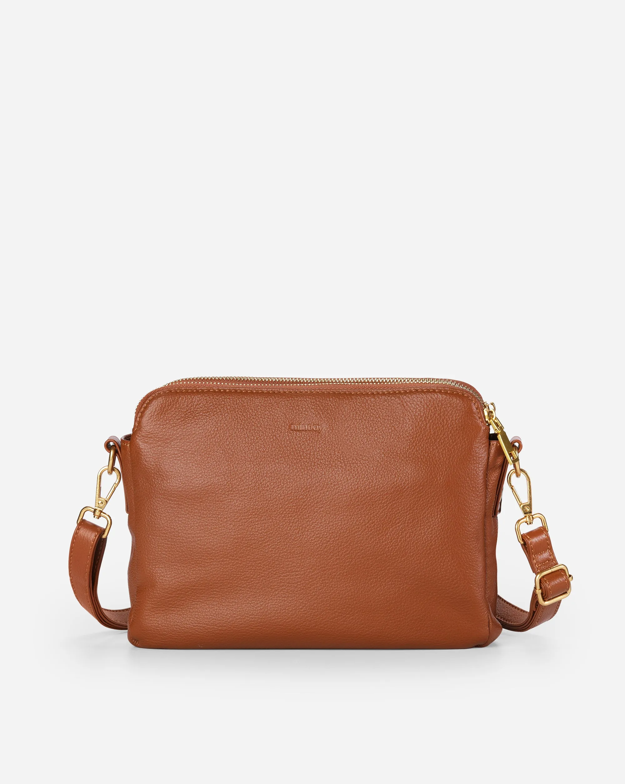 The Bali Three-Layer Leather Crossbody Shoulder & Clutch Bag