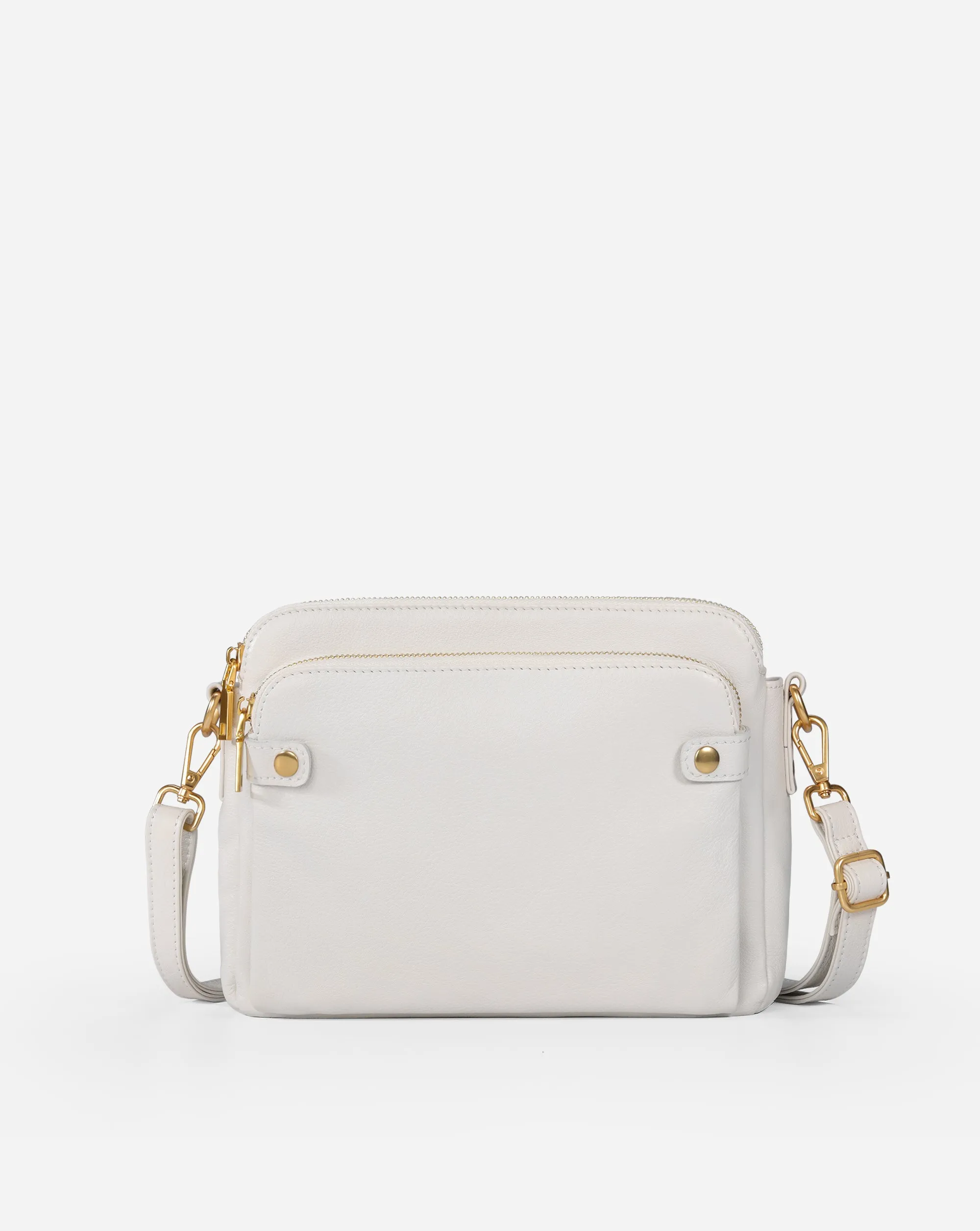 The Bali Three-Layer Leather Crossbody Shoulder & Clutch Bag